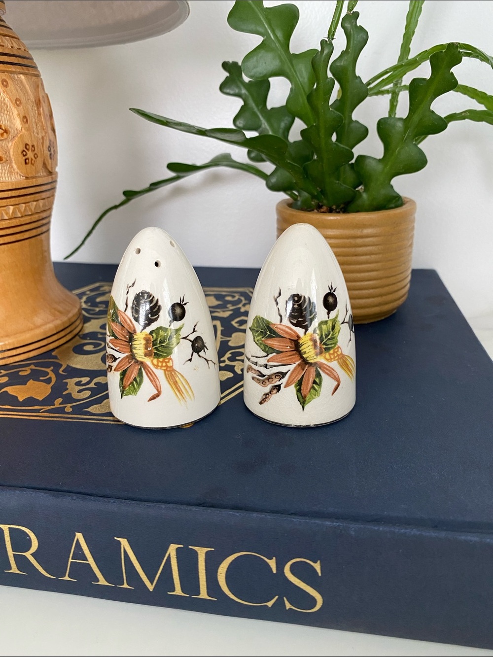 Vintage Ceramic Salt And Pepper Shakers
